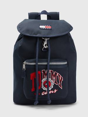 Tommy Hilfiger Heritage Logo Backpack Tassen Heren Blauw | TH812UMW