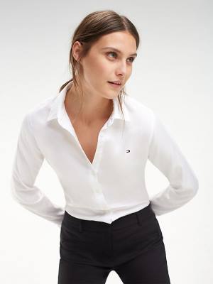 Tommy Hilfiger Heritage Oxford Regular Fit Overhemd Dames Wit | TH406PXM