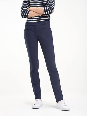 Tommy Hilfiger Heritage Slim Fit Broek Dames Blauw | TH160EFA