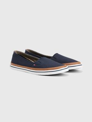 Tommy Hilfiger Iconic Slip-On Sneakers Dames Blauw | TH190PFY