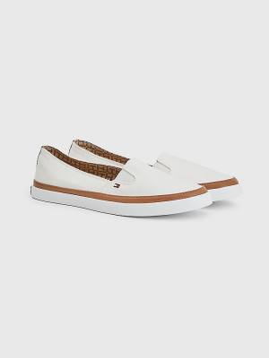 Tommy Hilfiger Iconic Slip-On Sneakers Dames Wit | TH765GND