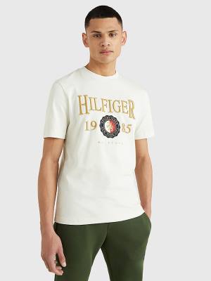 Tommy Hilfiger Icons Relaxed Fit T-shirts Heren Wit | TH251YRL