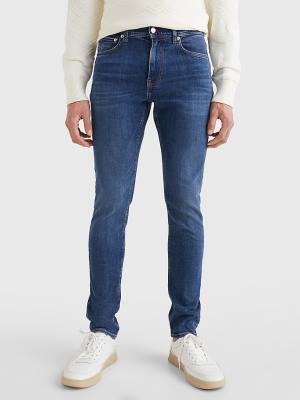 Tommy Hilfiger Layton Extra Slim Faded Jeans Heren Denim | TH569YWX