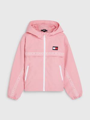 Tommy Hilfiger Logo Tape Chicago Windbreaker Jassen Meisjes Roze | TH804IOX