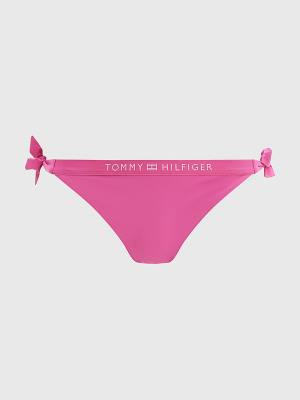 Tommy Hilfiger Logo Waistband Cheeky Fit Bikini Bottoms Zwemkleding Dames Roze | TH724ZGL