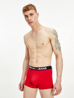 Tommy Hilfiger Logo Waistband Trunks Ondergoed Heren Rood | TH975ILW