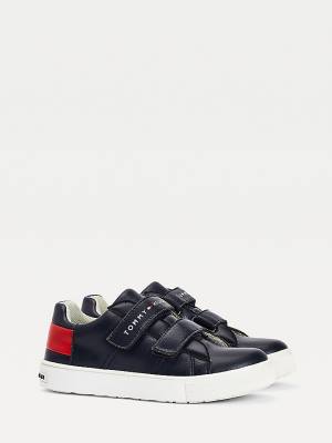 Tommy Hilfiger Low-Top Sneakers Jongens Blauw | TH178NIJ