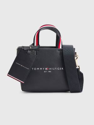 Tommy Hilfiger Micro Tote Tassen Dames Blauw | TH975DKT