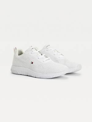 Tommy Hilfiger Modern Lichtgewicht Mesh Sneakers Heren Wit | TH207CLS