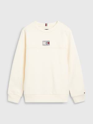 Tommy Hilfiger Natural Earth Dye Sweatshirts Jongens Wit | TH890JRP