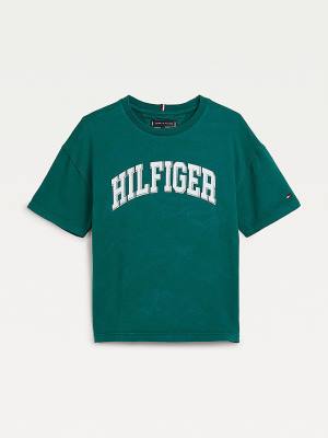 Tommy Hilfiger Organic Katoenen Tie-Dye T-shirts Jongens Groen | TH594NTO