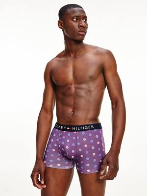 Tommy Hilfiger Original All-Over Print Trunks Ondergoed Heren Beige | TH857CGE