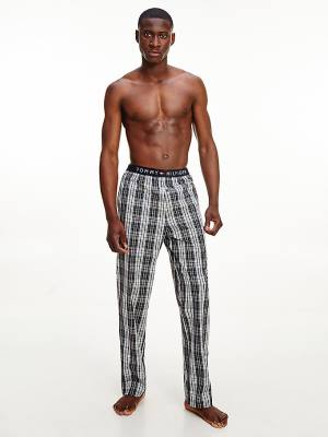 Tommy Hilfiger Original Woven Print Bottoms Pyjamas Heren Paars | TH052VDH