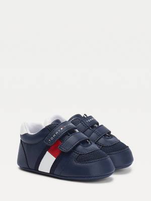 Tommy Hilfiger Padded Hook And Loop Bevestiging Sneakers Jongens Blauw | TH274SBH