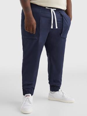 Tommy Hilfiger Plus Scanton Slim Fit Joggers Broek Heren Blauw | TH710CDV