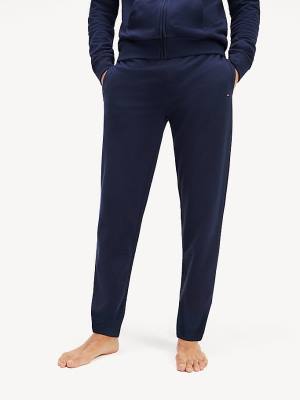 Tommy Hilfiger Pure Katoenen Joggers Pyjamas Heren Blauw | TH291MOI