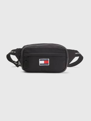 Tommy Hilfiger Repeat Logo Bumbag Tassen Heren Zwart | TH087TEA