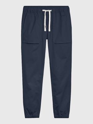 Tommy Hilfiger Scanton Elasticated Cuff Joggers Broek Heren Blauw | TH851MCA