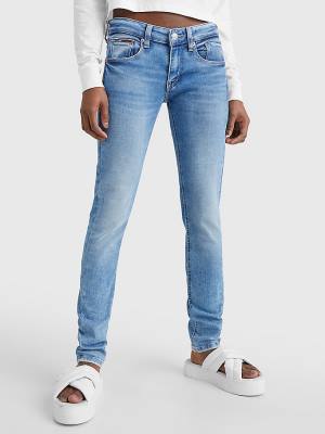 Tommy Hilfiger Scarlett Low Rise Skinny Jeans Dames Denim | TH834PRL