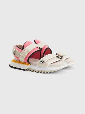 Tommy Hilfiger Schoenplaatjes Mix Sandalen Dames Roze | TH951ABT