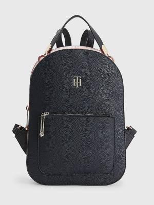 Tommy Hilfiger Signature Colour-Blocked Backpack Tassen Dames Blauw | TH089BTG