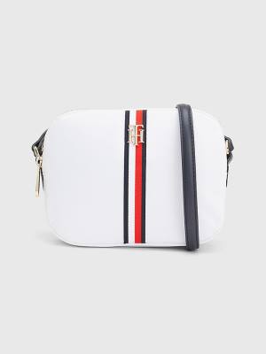 Tommy Hilfiger Signature Crossover Tassen Dames Wit | TH673XQO