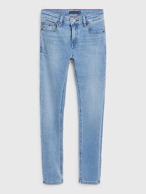 Tommy Hilfiger Simon Skinny Faded Jeans Jongens Denim | TH318NFZ