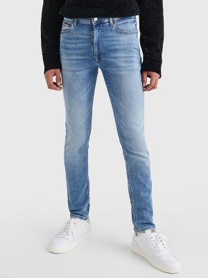 Tommy Hilfiger Simon Skinny Faded Jeans Heren Denim | TH957LIO