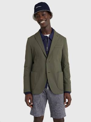 Tommy Hilfiger Slim Fit Unconstructed Blazer Heren Groen | TH581SXE