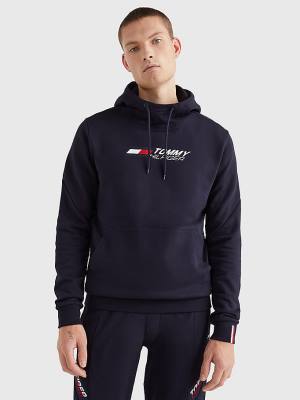 Tommy Hilfiger Sport Essential TH Cool Hoodie Heren Blauw | TH185XQB