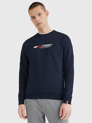 Tommy Hilfiger Sport Essential TH Cool Sweatshirts Heren Blauw | TH185LMS