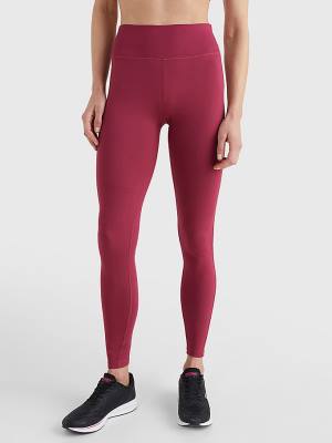 Tommy Hilfiger Sport Full Length Graphic Leggings Dames Rood | TH965SFT