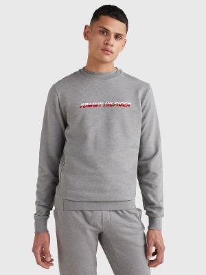 Tommy Hilfiger Sport TH Cool Graphic Sweatshirts Heren Grijs | TH390QVH