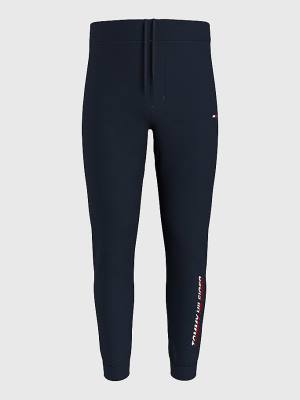 Tommy Hilfiger Sport TH Cool Organic Katoenen Joggers Broek Heren Blauw | TH609JWS