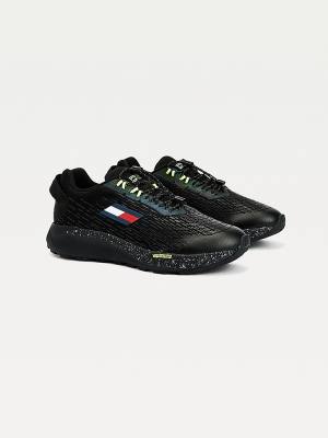 Tommy Hilfiger Sport Trail Sneakers Dames Zwart | TH407MSF