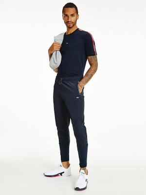 Tommy Hilfiger Sport Training Joggers Broek Heren Blauw | TH792PUF