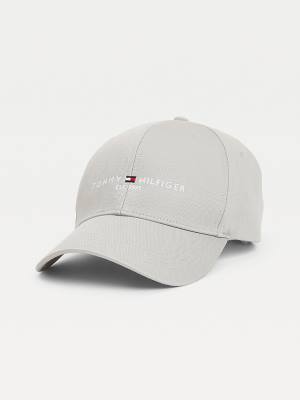 Tommy Hilfiger TH Established Baseball Cap Hoeden Heren Grijs | TH745OIS