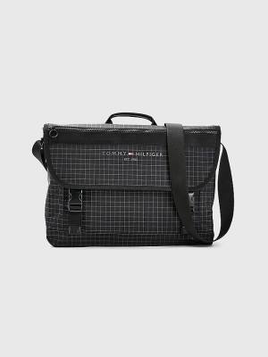 Tommy Hilfiger TH Established Messenger Tassen Heren Zwart | TH736OFK