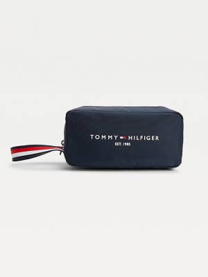 Tommy Hilfiger TH Established Recycled Washbag Tassen Heren Blauw | TH674MGK