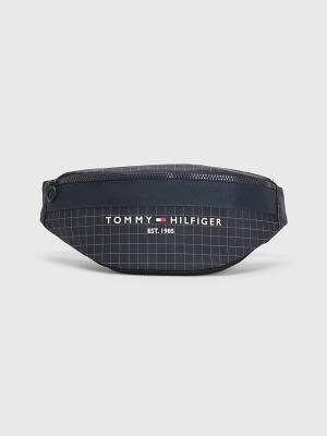 Tommy Hilfiger TH Established Square Print Crossbody Tassen Heren Blauw | TH378XWL