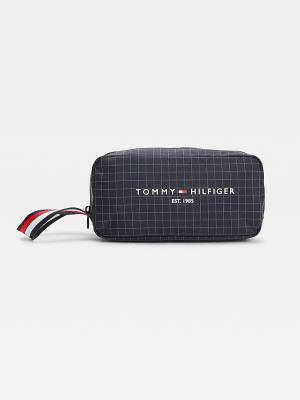 Tommy Hilfiger TH Established Water Repellent Washbag Tassen Heren Blauw | TH965NAE