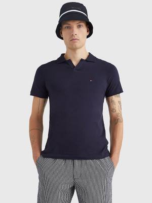 Tommy Hilfiger TH Flex Slim Fit Poloshirt Heren Blauw | TH270IAH