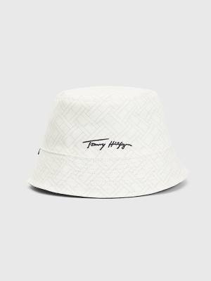 Tommy Hilfiger TH Modern Reversible Bucket Hoeden Heren Blauw | TH419DBR