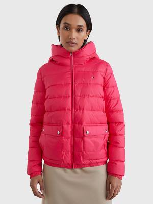 Tommy Hilfiger TH Protect Met Capuchon Padded Jassen Dames Roze | TH872IDM