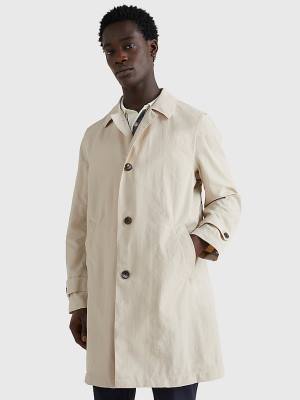 Tommy Hilfiger Taped Trench Coat Jassen Heren Wit | TH934GIY