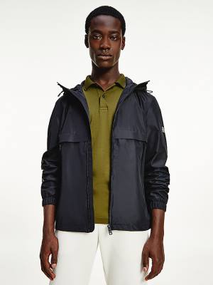 Tommy Hilfiger Tech Essential GORE-TEX Met Capuchon Jassen Heren Zwart | TH354RUL