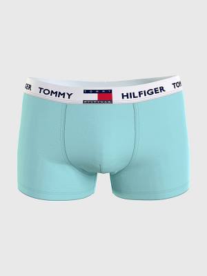 Tommy Hilfiger Tommy 85 Stretch Katoenen Logo Trunks Ondergoed Heren Blauw | TH064HOV