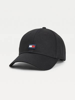 Tommy Hilfiger Tommy Badge Vrijetijds Utility Cap Hoeden Heren Zwart | TH745AMI