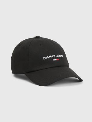 Tommy Hilfiger Tommy Jeans Flag Cap Hoeden Heren Zwart | TH347LGE