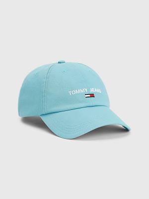 Tommy Hilfiger Tommy Jeans Flag Cap Hoeden Heren Blauw | TH371FRD